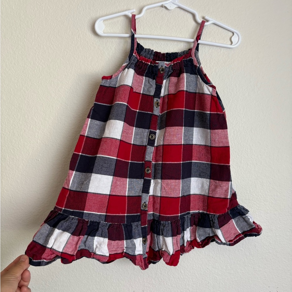 Old Navy girls gingham dress